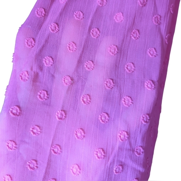 Torrid Chiffon Clip Dot Button-Front Blouse Size 2 / 2x / 18-20 - Picture 8 of 10